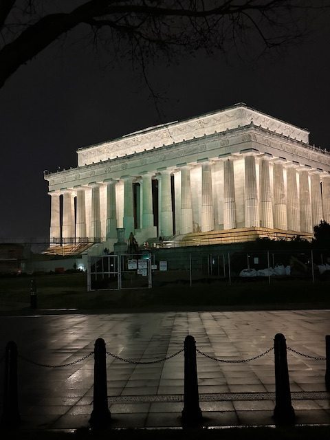 Lincoln Memorial rotated